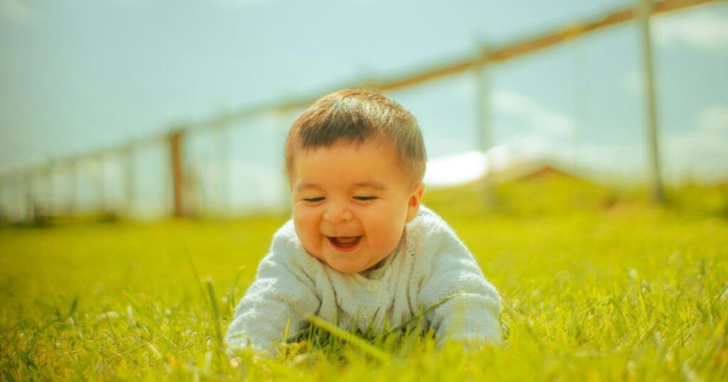 幸せな赤ちゃん